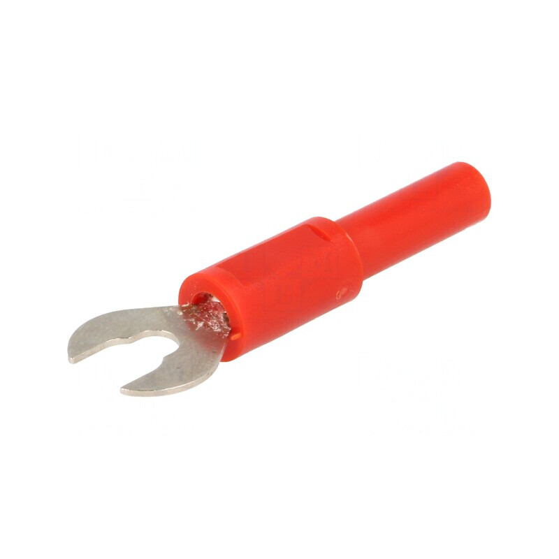 Furcă Banană 4mm 60VDC 36A Roșie | Electronic-mag.ro | Componente Electronice