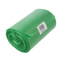 Saci de gunoi verde 60L 50buc