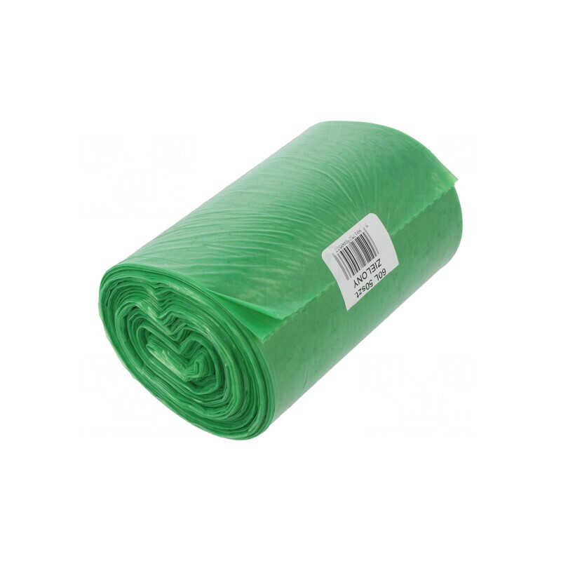 Saci de gunoi verde 60L 50buc | Electronic-mag.ro | Componente Electronice