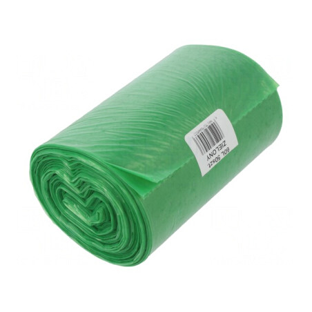 Saci de gunoi verde 60L 50buc | Electronic-mag.ro | Componente Electronice