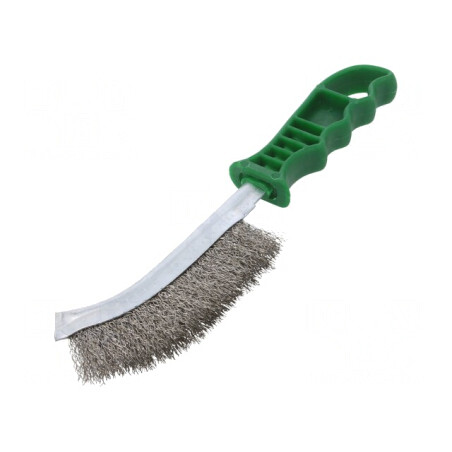 Perie oțel inoxidabil 240mm cu mâner plastic | Electronic-mag.ro | Componente Electronice