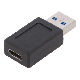 Adaptor USB 3.0 USB A la USB C Negru | Electronic-mag.ro | Componente Electronice