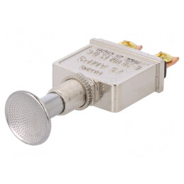 Comutator Push-Pull Crom 75A 12V fără Iluminare | Electronic-mag.ro | Componente Electronice