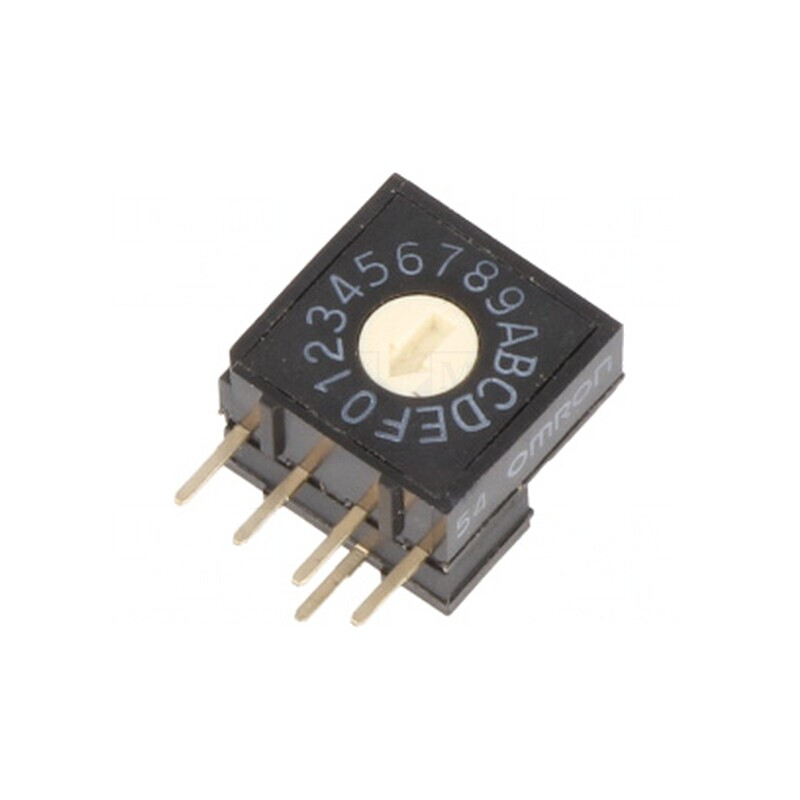 Întrerupător codificare HEX/BCD 16 poziții THT 100MΩ | Electronic-mag.ro | Componente Electronice Întrerupător codificare HEX/BCD 16 poziții THT 100MΩ | Electronic-mag.ro | Componente Electronice