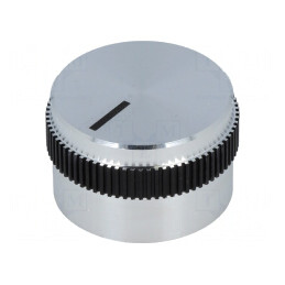 Buton Rotativ Aluminiu 6mm 24x15mm | Electronic-mag.ro | Componente Electronice