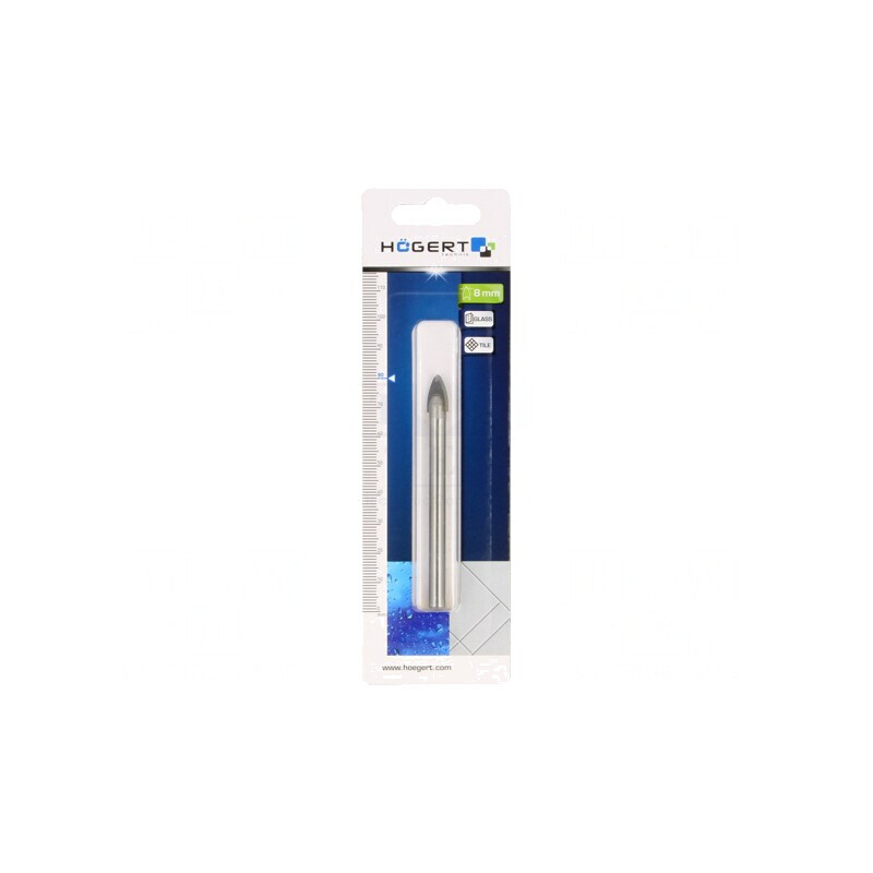 Glass Drill Bit 8mm x 80mm 1pc | Electronic-mag.ro | Componente Electronice