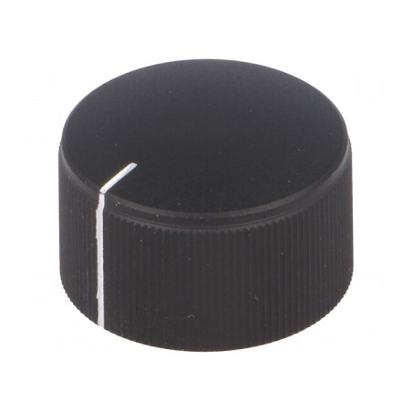 Buton rotativ cu indicator Ø6mm aluminiu și plastic | Electronic-mag.ro | Componente Electronice