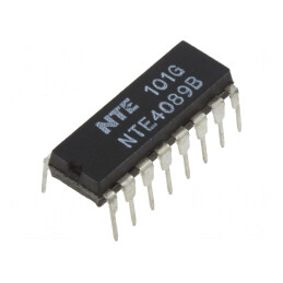 Multiplicator Binar CMOS 4-bit DIP16 3-18VDC