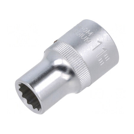 Tubulară 12-puncte 1/2 oţel crom-vanadium 11mm | Electronic-mag.ro | Componente Electronice