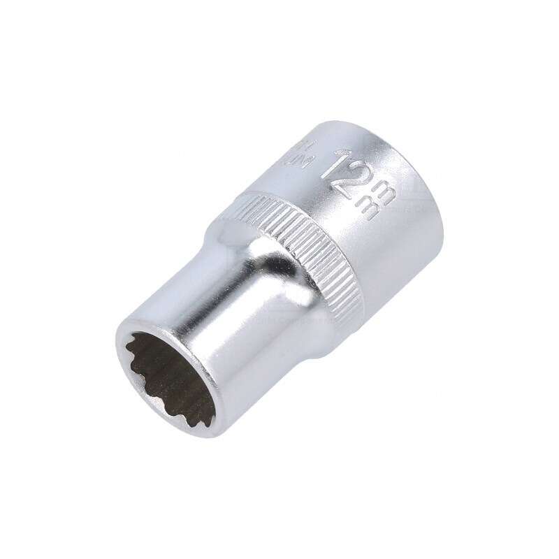 Tubulară 1/2 12mm oțel crom-vanadium 12 puncte | Electronic-mag.ro | Componente Electronice