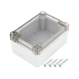 Carcasă Universală ABS Gri 64x88x42 mm cu Garnitură | Electronic-mag.ro | Componente Electronice