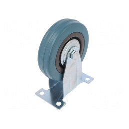 Roată de transport 100mm 65kg rigidă | Electronic-mag.ro | Componente Electronice