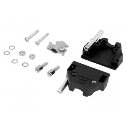 Carcasă pentru Conectori D-Sub 9pin și D-Sub HD 15pin | Electronic-mag.ro | Componente Electronice