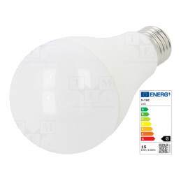 Lampă LED E27 15W 4000K Alb Neutru | Electronic-mag.ro | Componente Electronice