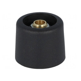 Buton rotativ poliamidă Ø6,35mm Ø20x16mm | Electronic-mag.ro | Componente Electronice