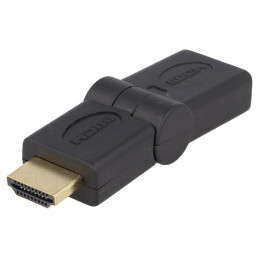 Adaptor HDMI Reglabil 90° - Negru | Electronic-mag.ro | Componente Electronice