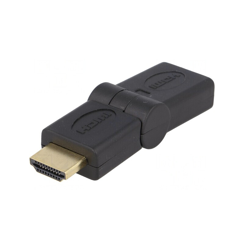 Adaptor HDMI Reglabil 90° - Negru | Electronic-mag.ro | Componente Electronice