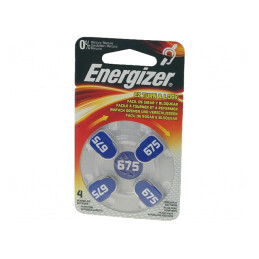 Baterie Zinc-Aer 1,4V AC675 635mAh 4buc | Electronic-mag.ro | Componente Electronice