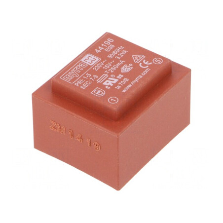 Transformator încapsulat 3,2VA 15V 213mA PCB | Electronic-mag.ro | Componente Electronice