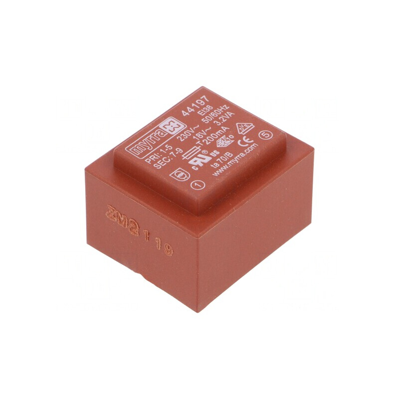 Transformator încapsulat 3,2VA 230V 18V PCB | Electronic-mag.ro | Componente Electronice Transformator încapsulat 3,2VA 230V 18V PCB | Electronic-mag.ro | Componente Electronice