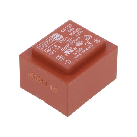 Transformator încapsulat 3,2VA 230V 18V PCB | Electronic-mag.ro | Componente Electronice