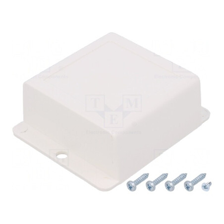Carcasă Universală ABS Albă 69x82x30mm | Electronic-mag.ro | Componente Electronice