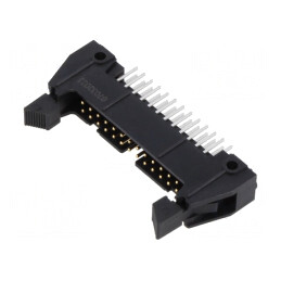 Soclu IDC Tată 26 Pin Drept cu Ejector Scurt Aurit 5A THT | Electronic-mag.ro | Componente Electronice