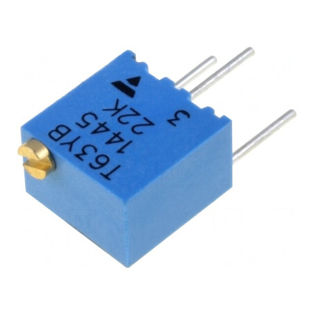 Potentiometru de Montare 22kΩ 250mW 15 Ture | Electronic-mag.ro | Componente Electronice