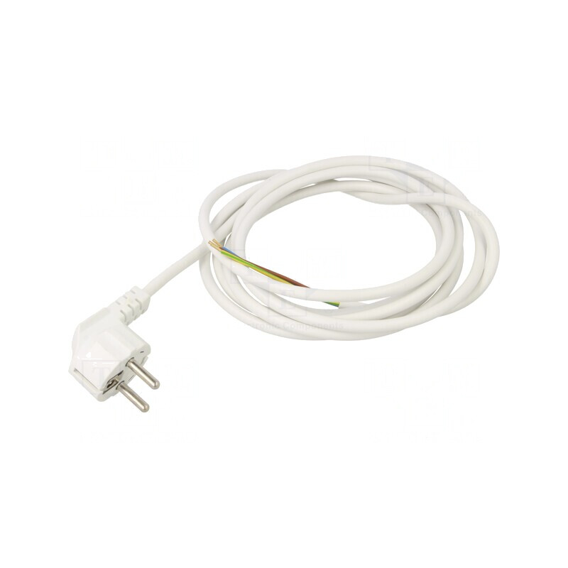 Cablu PVC 3m 3x0,75mm2 CEE 7/7 (E/F) Ştecăr în unghi | Electronic-mag.ro | Componente Electronice Cablu PVC 3m 3x0,75mm2 CEE 7/7 (E/F) Ştecăr în unghi | Electronic-mag.ro | Componente Electronice