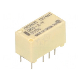 Releu electromagnetic DPDT 5VDC 2A | Electronic-mag.ro | Componente Electronice