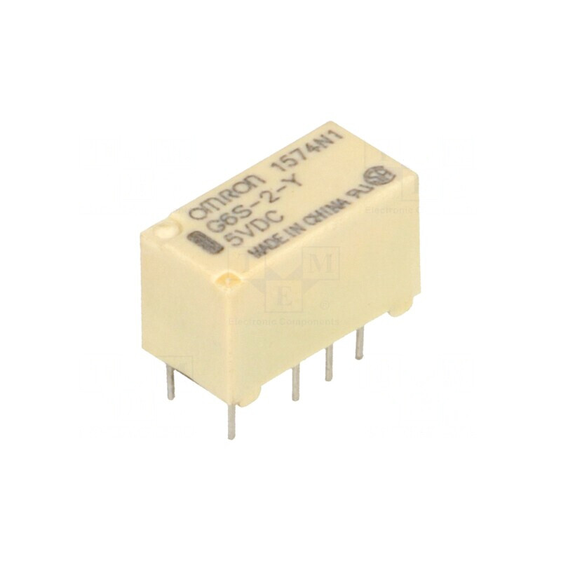 Releu electromagnetic DPDT 5VDC 2A | Electronic-mag.ro | Componente Electronice