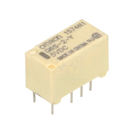 Releu electromagnetic DPDT 5VDC 2A | Electronic-mag.ro | Componente Electronice