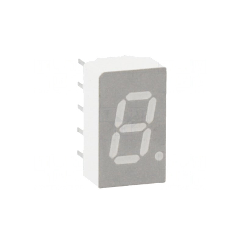 Afişaj LED 7 Segmente 7,62mm Roşu | Electronic-mag.ro | Componente Electronice