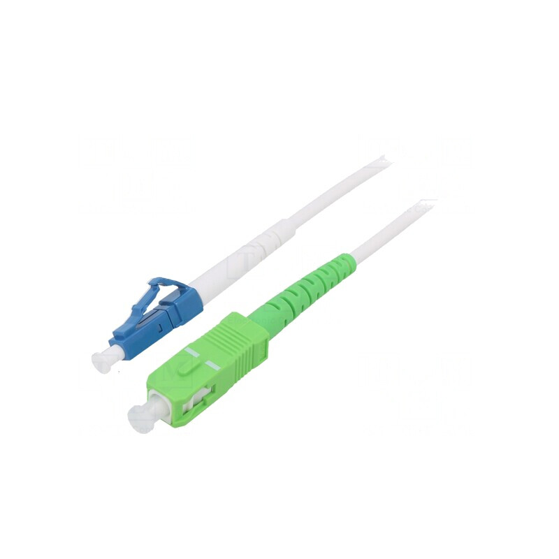 Patch cord fibră OS2 LC/UPC-SC/APC 1m alb 3mm | Electronic-mag.ro | Componente Electronice Patch cord fibră OS2 LC/UPC-SC/APC 1m alb 3mm | Electronic-mag.ro | Componente Electronice