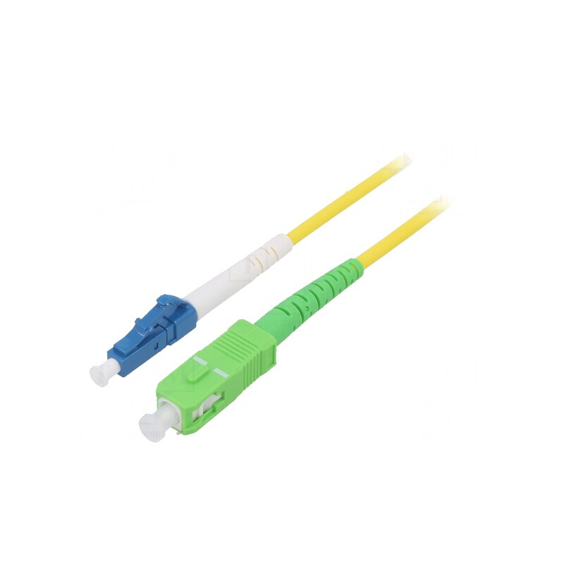 Cablul Patch cu Fibră Optică OS2 LC/UPC-SC/APC 1m Galben | Electronic-mag.ro | Componente Electronice Cablul Patch cu Fibră Optică OS2 LC/UPC-SC/APC 1m Galben | Electronic-mag.ro | Componente Electronice