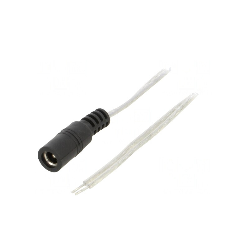 Cablu Electric Transparent DC 5,5/2,5 2x0,5mm2 | Electronic-mag.ro | Componente Electronice