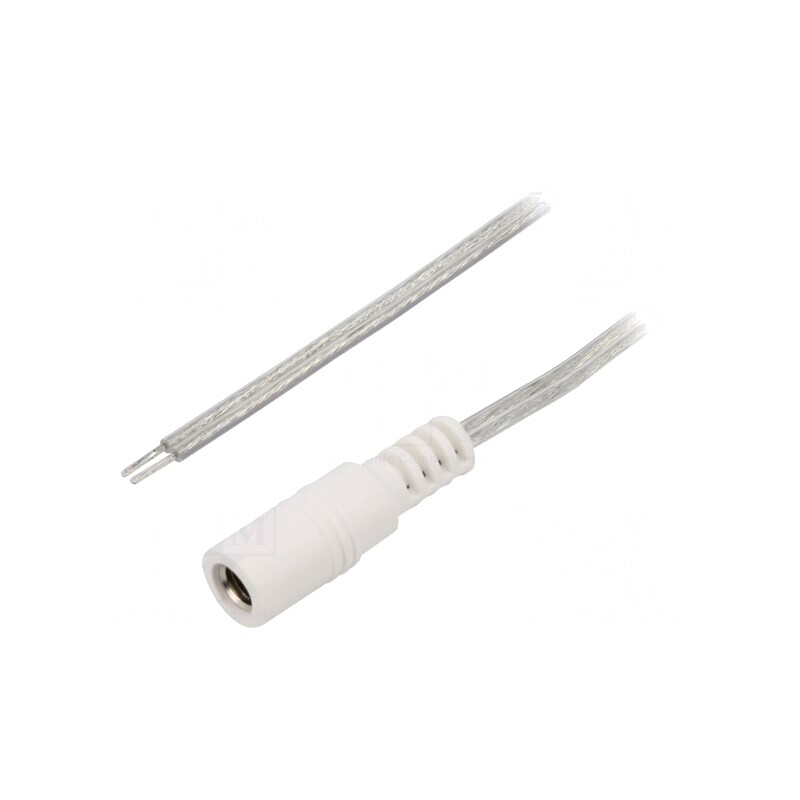 Cablu Alimentare DC 5,5/2,5mm Transparent 2x0,5mm2 | Electronic-mag.ro | Componente Electronice Cablu Alimentare DC 5,5/2,5mm Transparent 2x0,5mm2 | Electronic-mag.ro | Componente Electronice