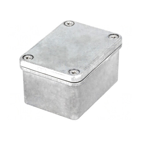 Carcasă Universală Aluminiu Naturală 41mm x 55,5mm x 31mm | Electronic-mag.ro | Componente Electronice