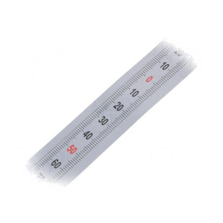 Mini-riglă autoadezivă verticală 11mm plastic | Electronic-mag.ro | Componente Electronice