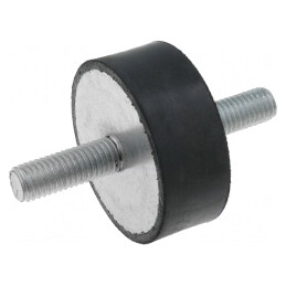 Atenuator de Vibrații M10 50mm 20mm Guma | Electronic-mag.ro | Componente Electronice