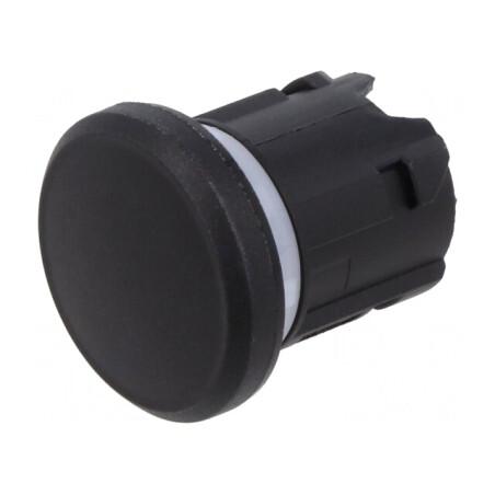 Obturator 22mm Negru | Electronic-mag.ro | Componente Electronice