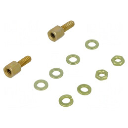 Set șuruburi D-Sub 7,93mm UNC 4-40 | Electronic-mag.ro | Componente Electronice