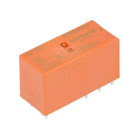 Releu Electromagnetic DPDT 24VDC 8A PCB | Electronic-mag.ro | Componente Electronice