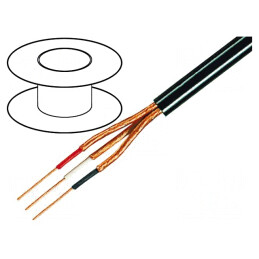 Cablu Microfon Negru OFC 5x0,14mm² | Electronic-mag.ro | Componente Electronice
