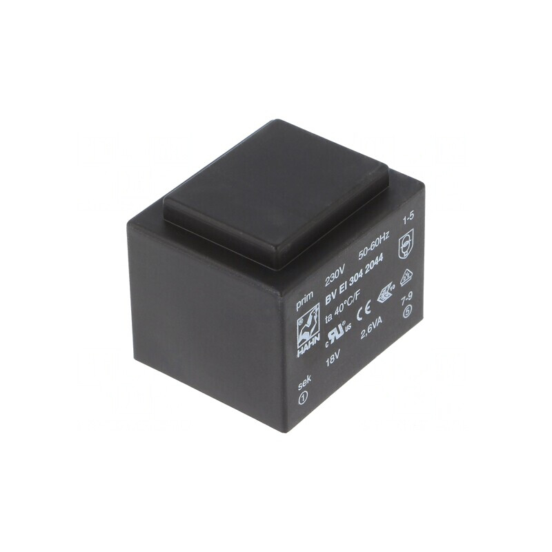 Transformator încapsulat 2,6VA 230V 18V PCB | Electronic-mag.ro | Componente Electronice Transformator încapsulat 2,6VA 230V 18V PCB | Electronic-mag.ro | Componente Electronice