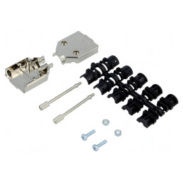 Carcasă pentru conectori D-Sub 9pin și HD 15pin | Electronic-mag.ro | Componente Electronice