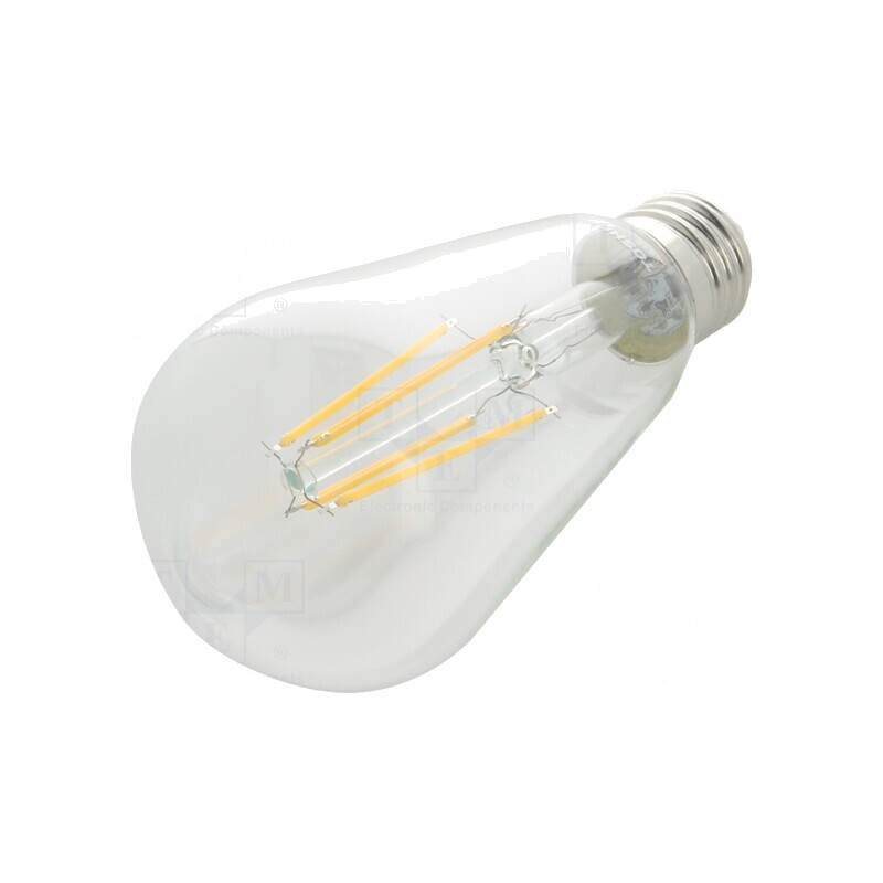 Lampă LED E27 7W Alb Cald 2700K | Electronic-mag.ro | Componente Electronice