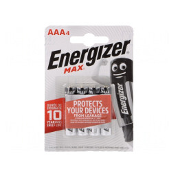 Baterii alcaline AAA 1,5V 4buc MAX | Electronic-mag.ro | Componente Electronice