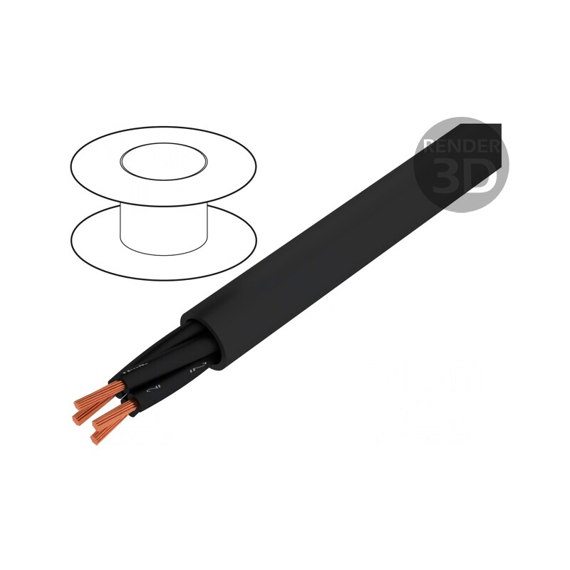 Cablu Electric Negru 3x2,5mm² Neecranat 600V/1kV Cu | Electronic-mag.ro | Componente Electronice Cablu Electric Negru 3x2,5mm² Neecranat 600V/1kV Cu | Electronic-mag.ro | Componente Electronice