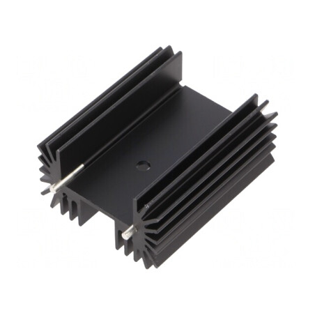 Radiator Negru Extrudat TO218 TO220 TO247 25mm x 42mm | Electronic-mag.ro | Componente Electronice